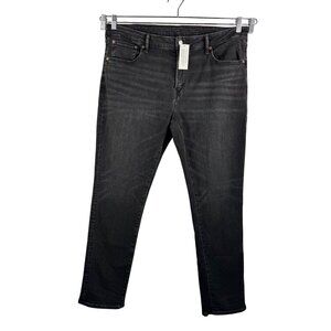 American Eagle slim fit flex stretchy jeans black stretch 90s dandy sz 38